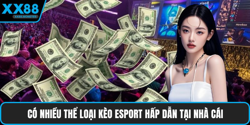 Có nhiều thể loại kèo esport hấp dẫn tại nhà cái