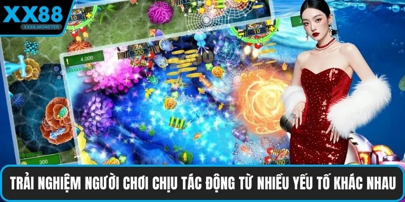 Trải nghiệm người chơi chịu tác động từ nhiều yếu tố khác nhau